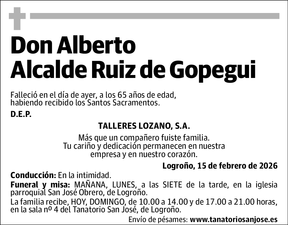 Alberto Alcalde Ruiz de Gopegui