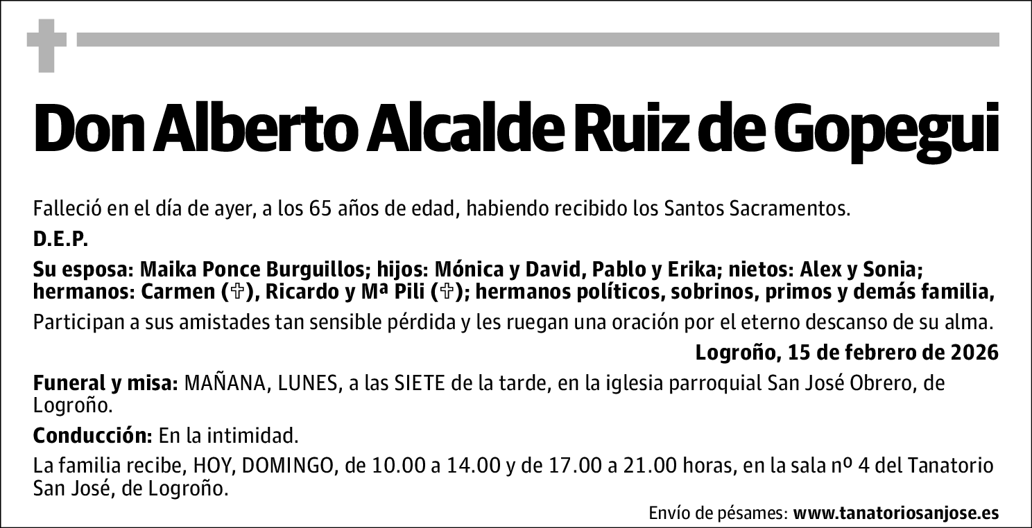 Alberto Alcalde Ruiz de Gopegui