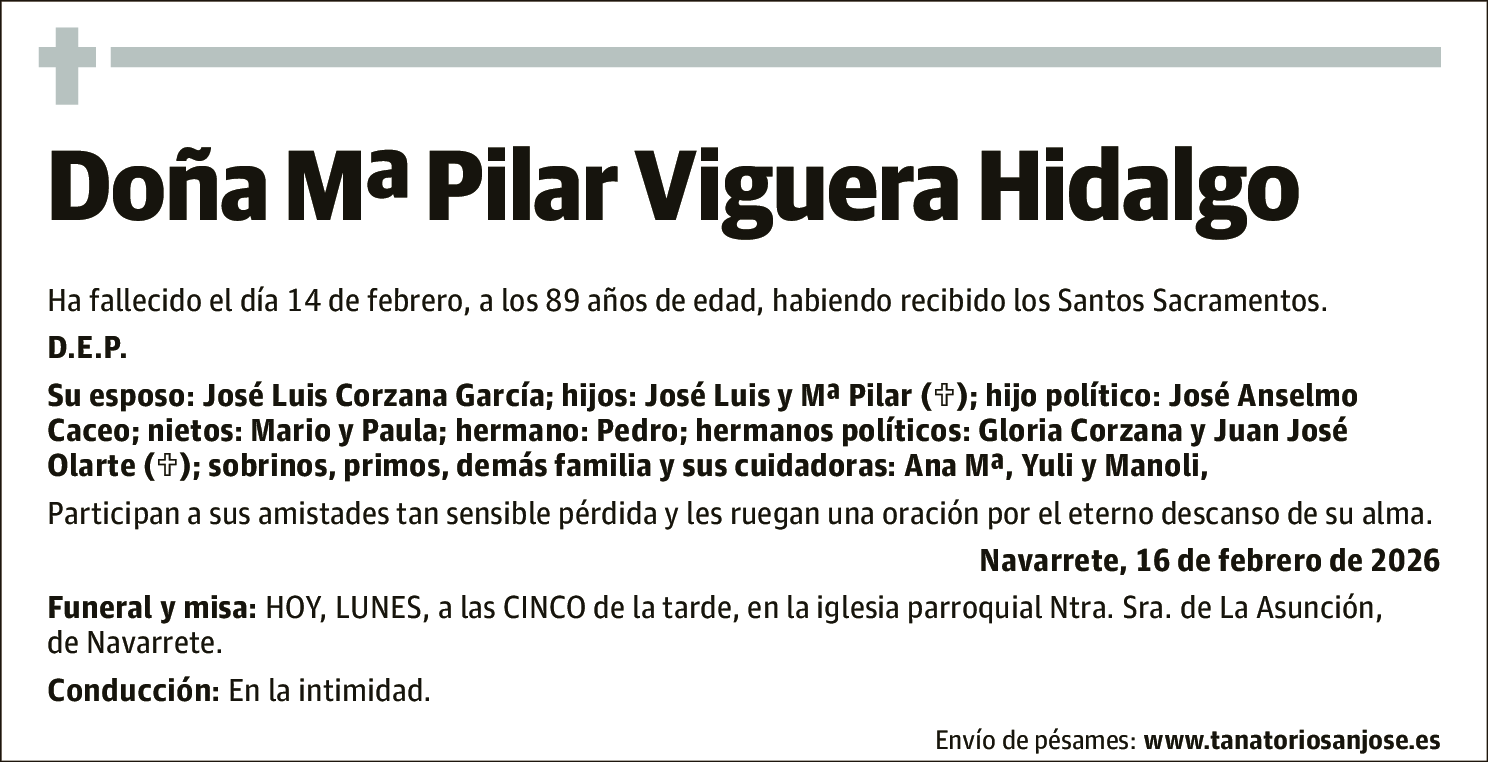 Mª Pilar Viguera Hidalgo