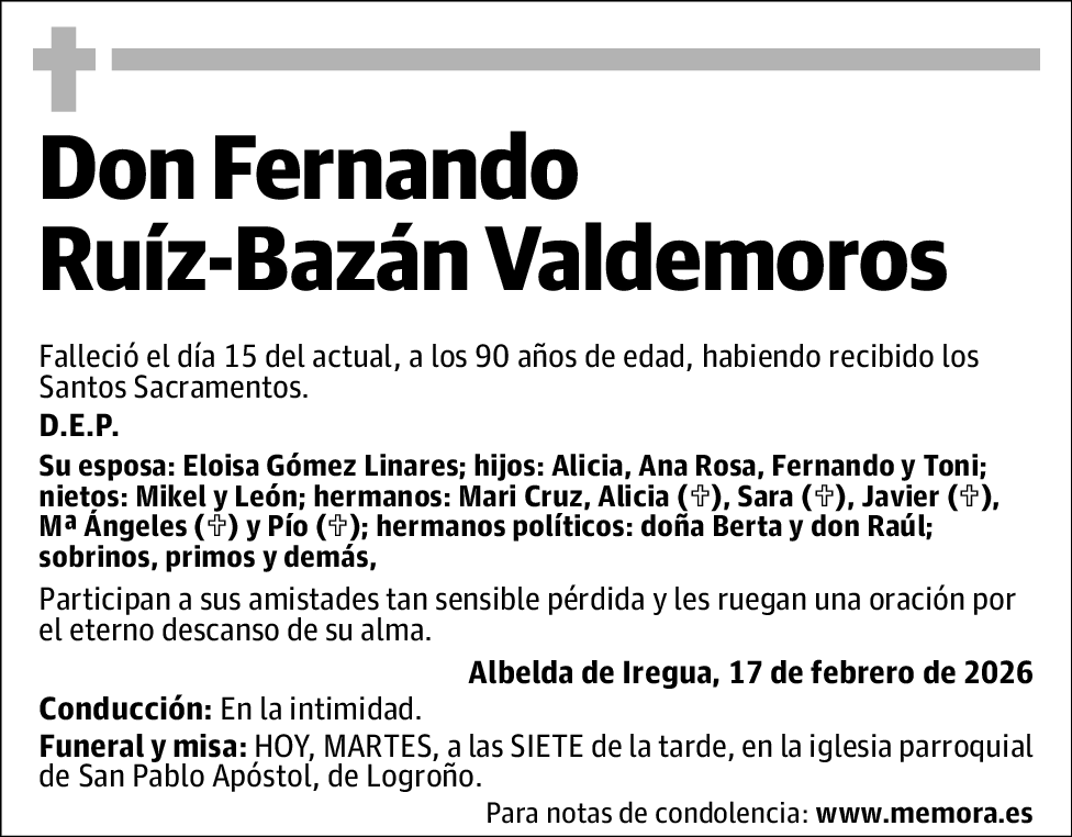 Fernando Ruíz-bazán Valdemoros