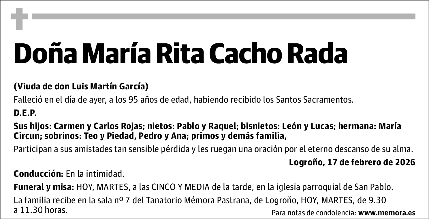 María Rita Cacho Rada