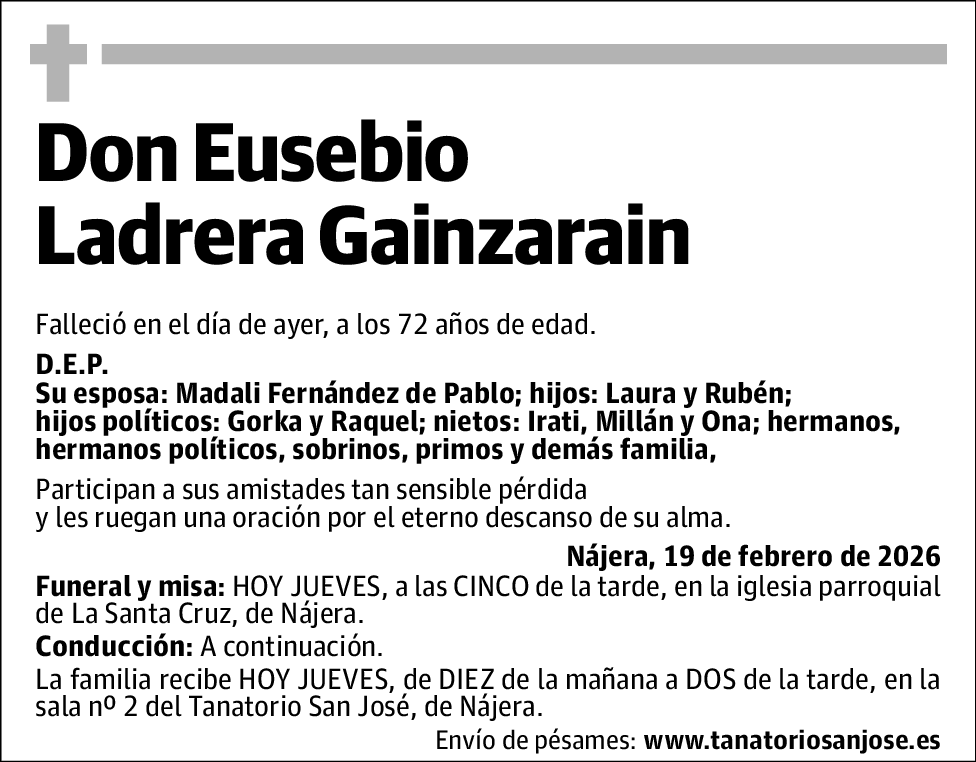 Eusebio Ladrera Gainzarain