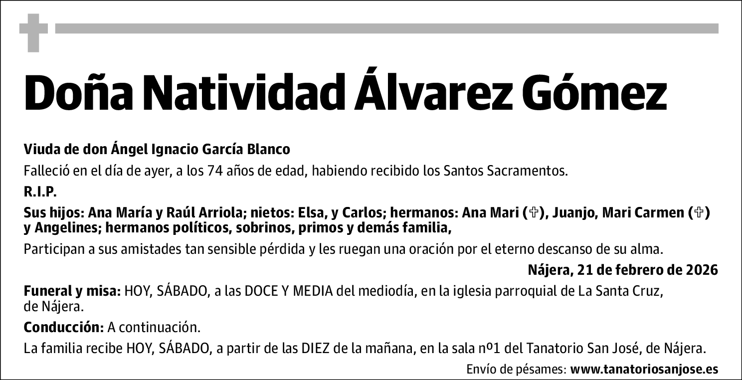 Natividad Álvarez Gómez