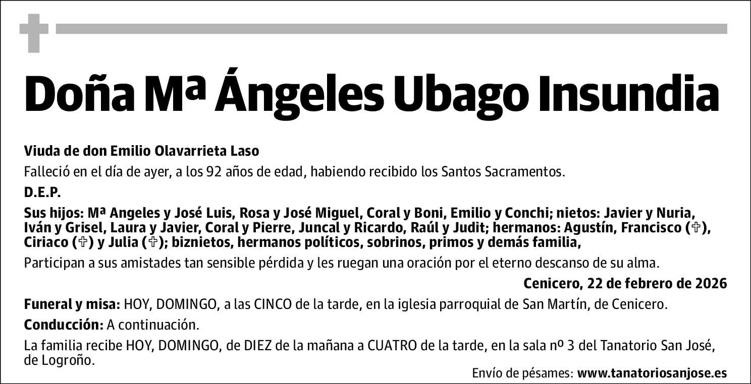 Mª Ángeles Ubago Insundia