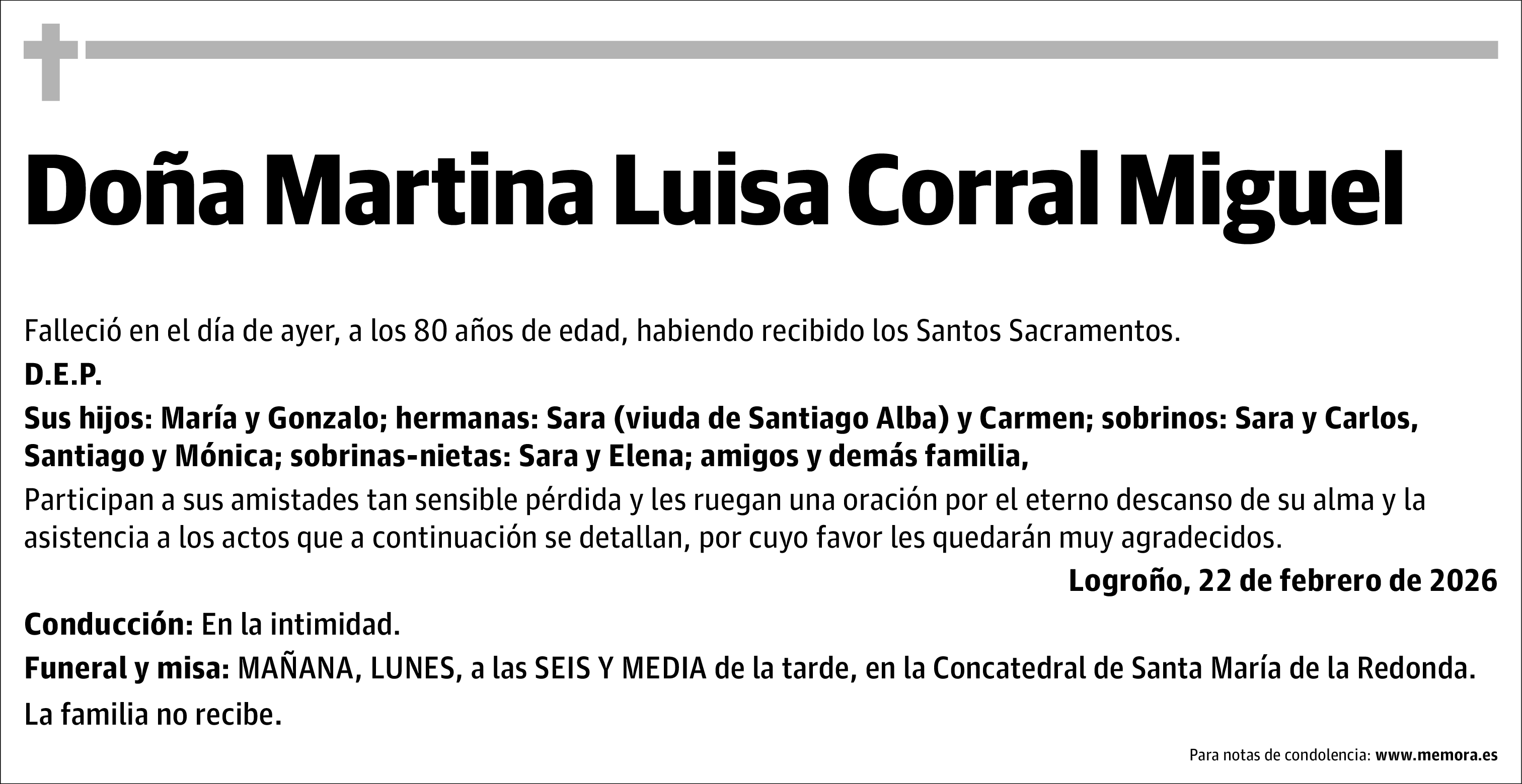 Martina Luisa Corral Miguel