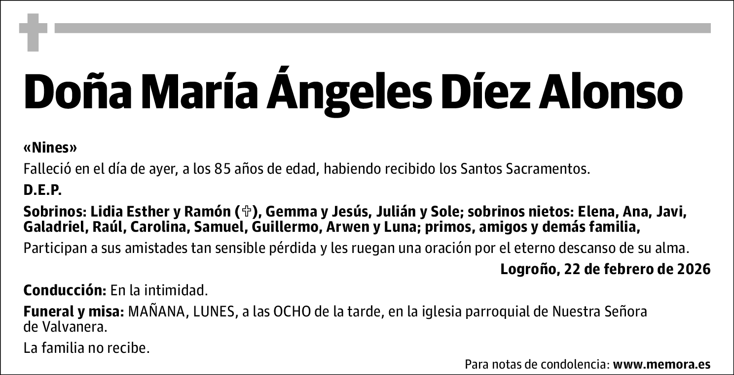 María Ángeles Díez Alonso