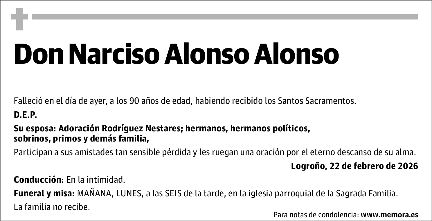 Narciso Alonso Alonso