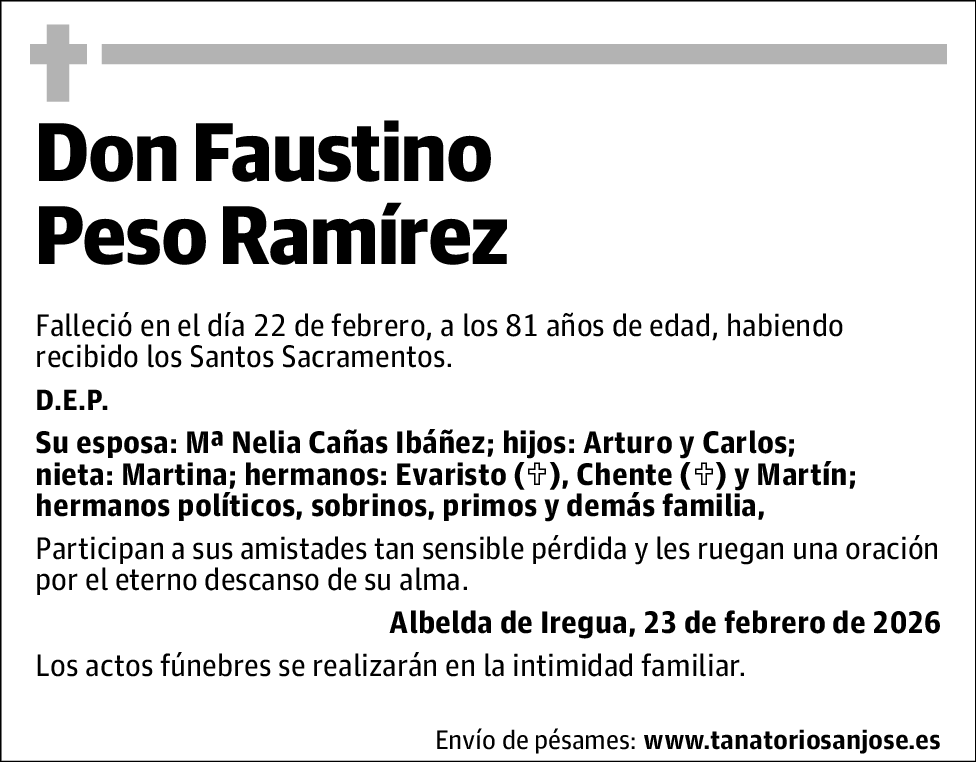 Faustino Peso Ramírez