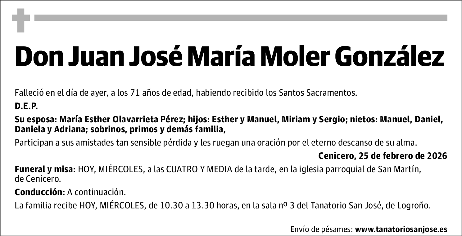 Juan José María Moler González