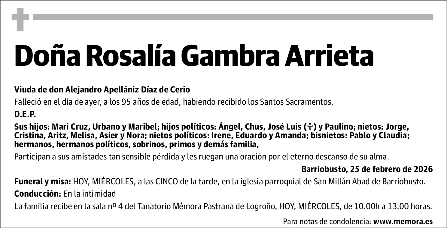 Rosalia Gambra Arrieta
