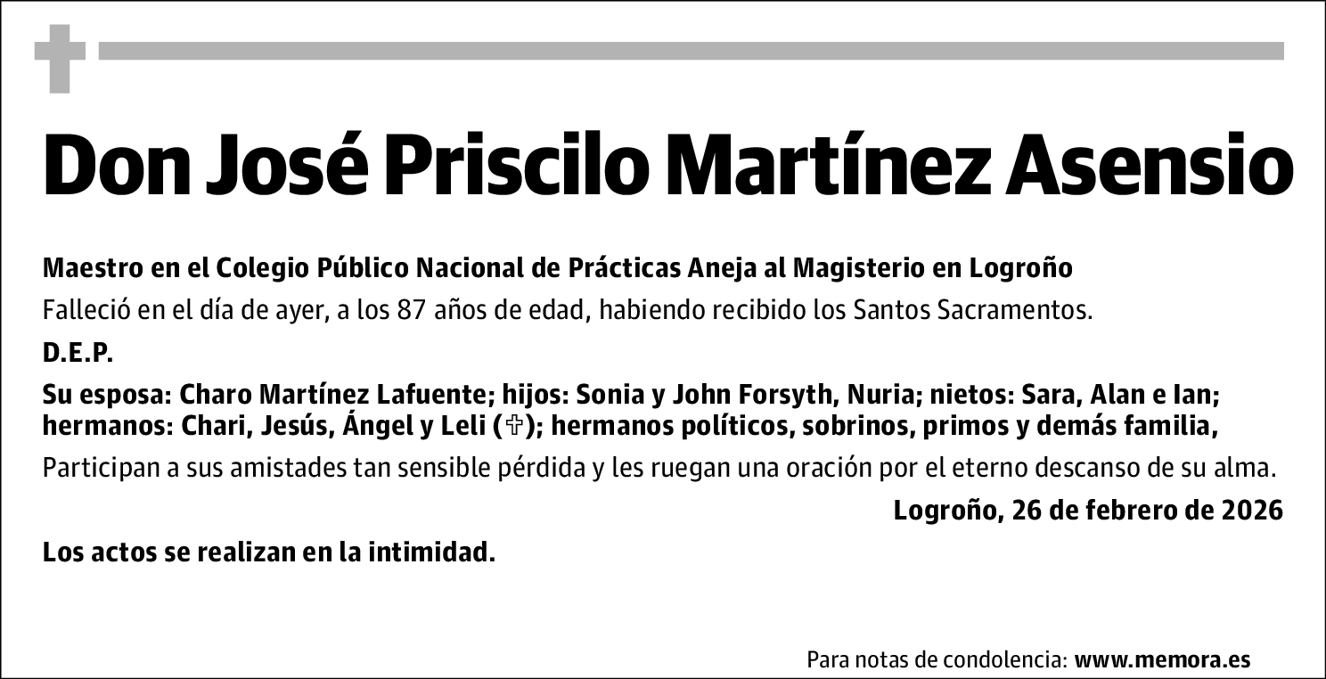 José Priscilo Martínez Asensio