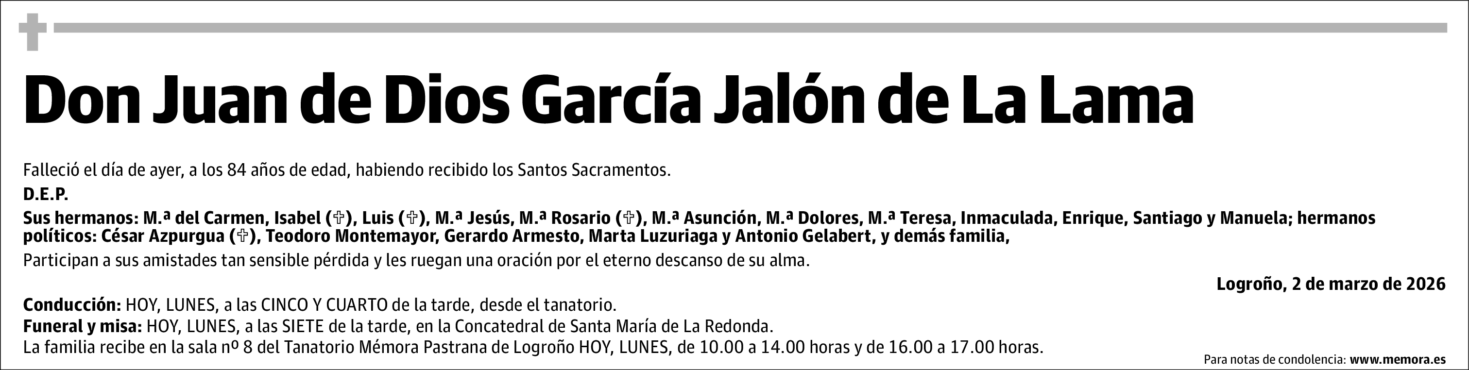 Juan de Dios Garcia Jalon de la Lama