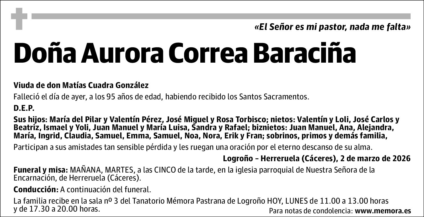 Aurora Correa Baraciña