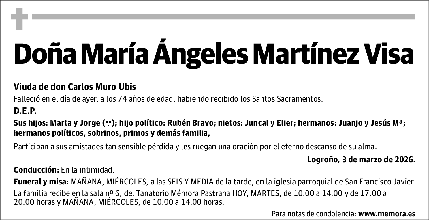 María Ángeles Martínez Visa
