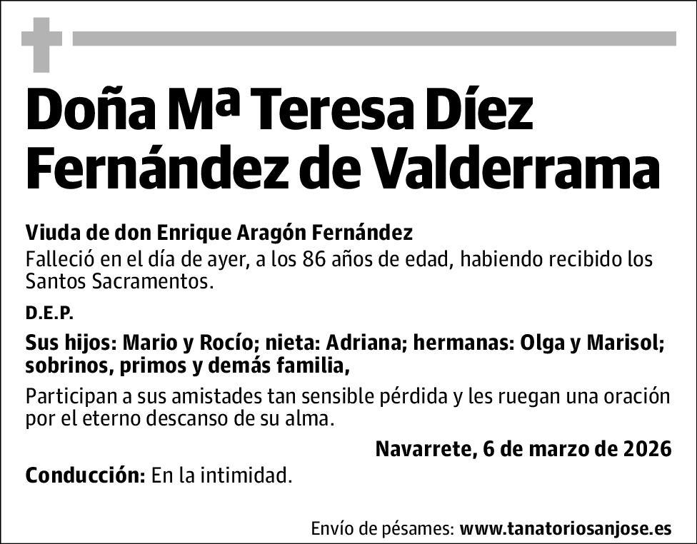 María Teresa Díez Fernández de Valderrama
