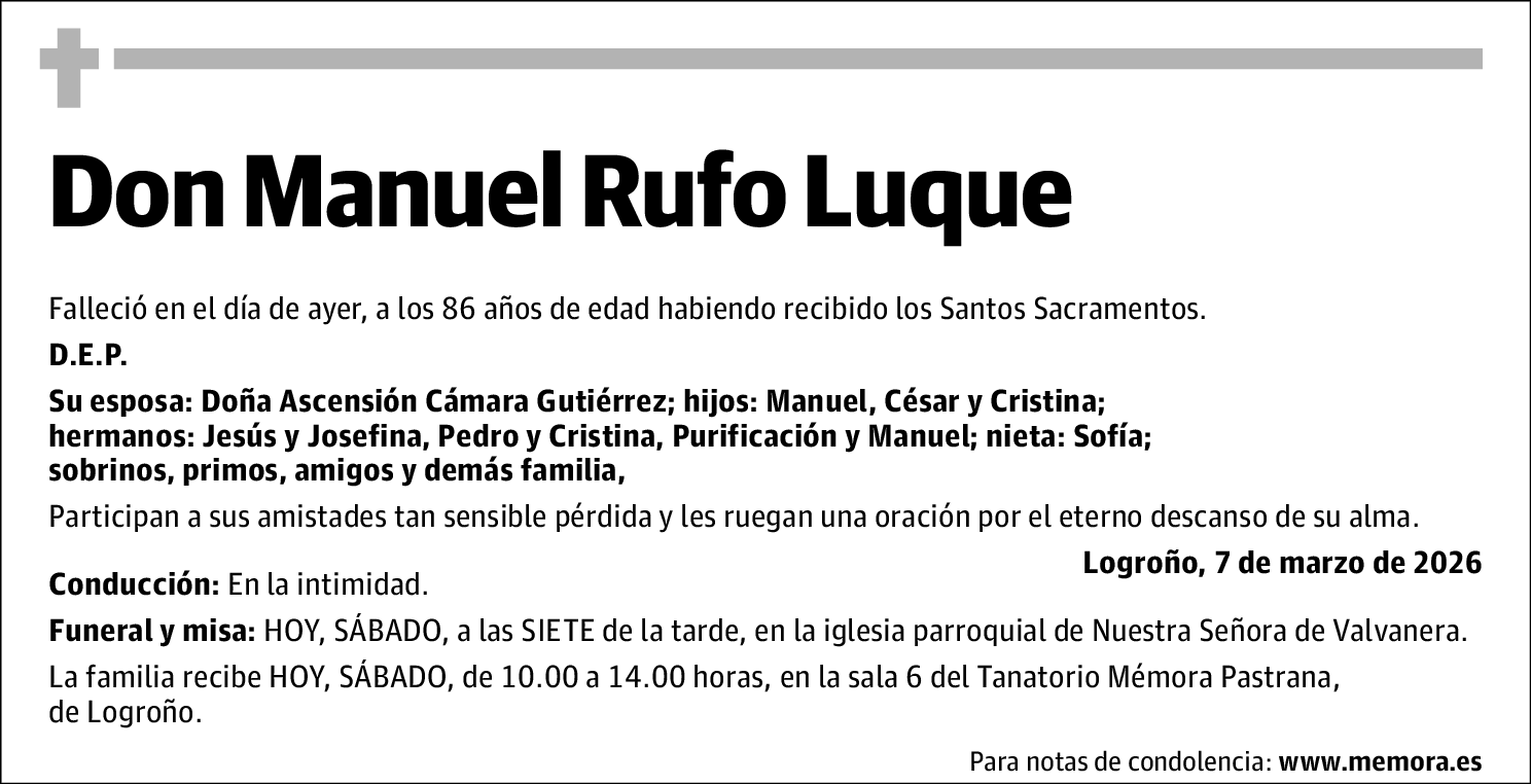 Manuel Rufo Luque