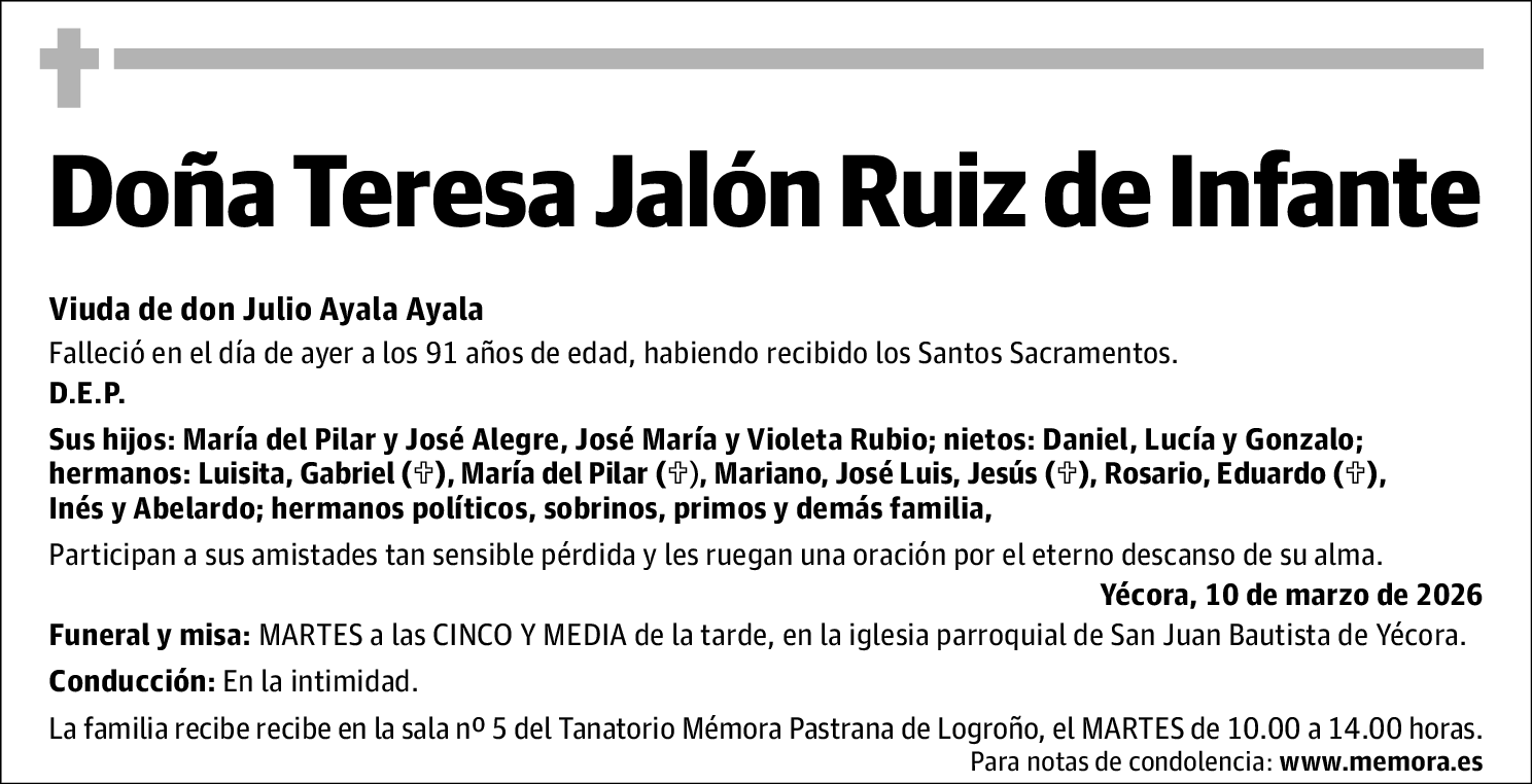 Teresa Jalón Ruiz de Infante