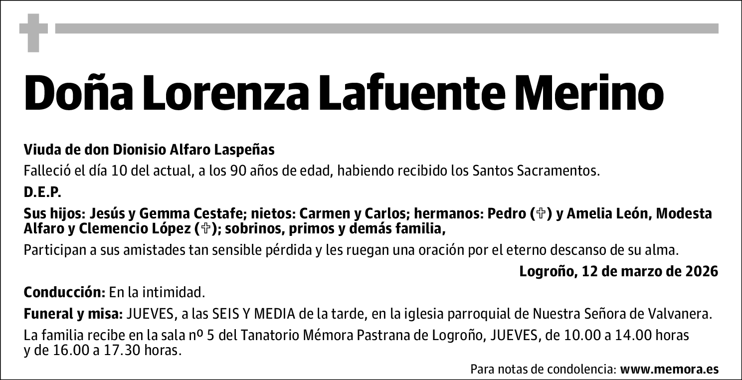 Lorenza Lafuente Merino