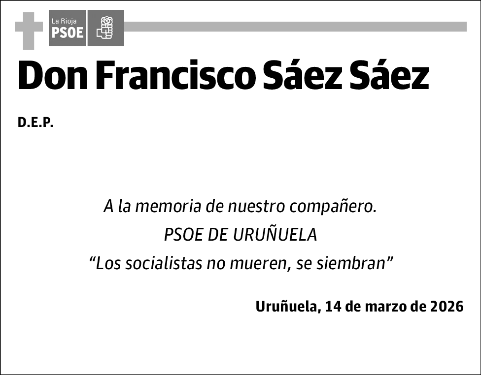 Francisco Psoe Sáez Sáez