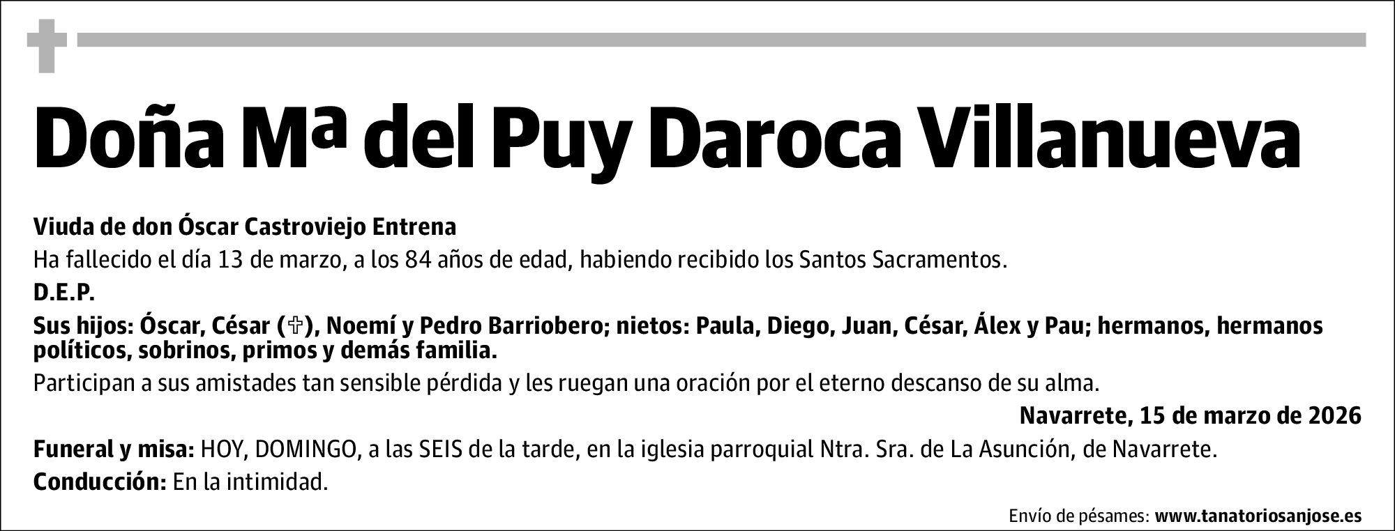 Mª del Puy Daroca Villanueva