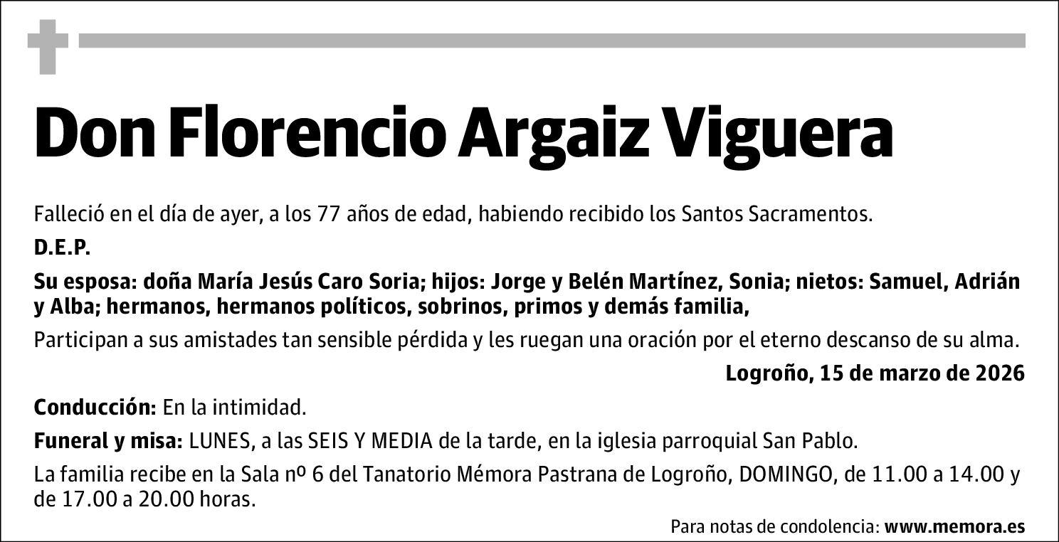 Florencio Argaiz Viguera