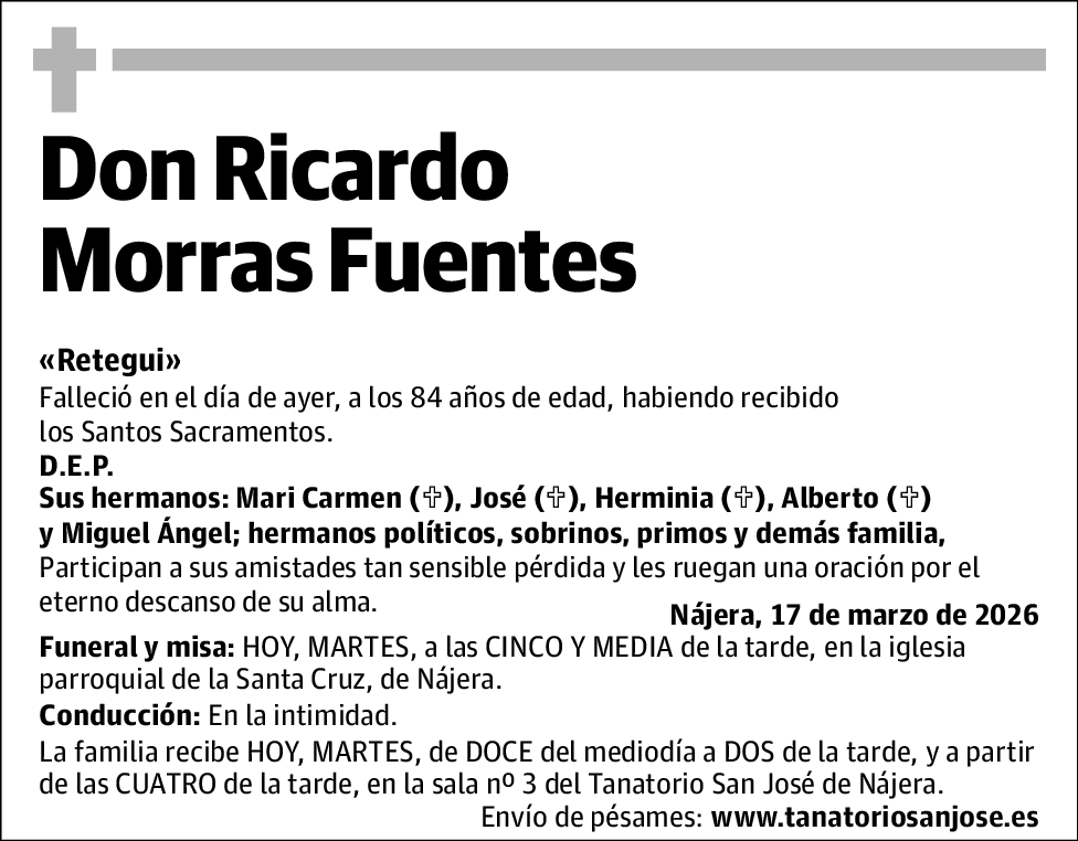 Ricardo Morras Fuentes