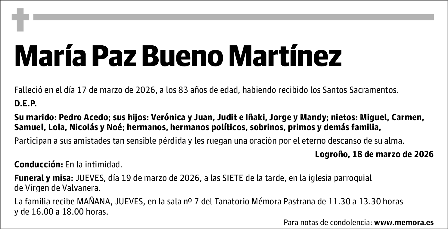 María Paz Bueno Martínez