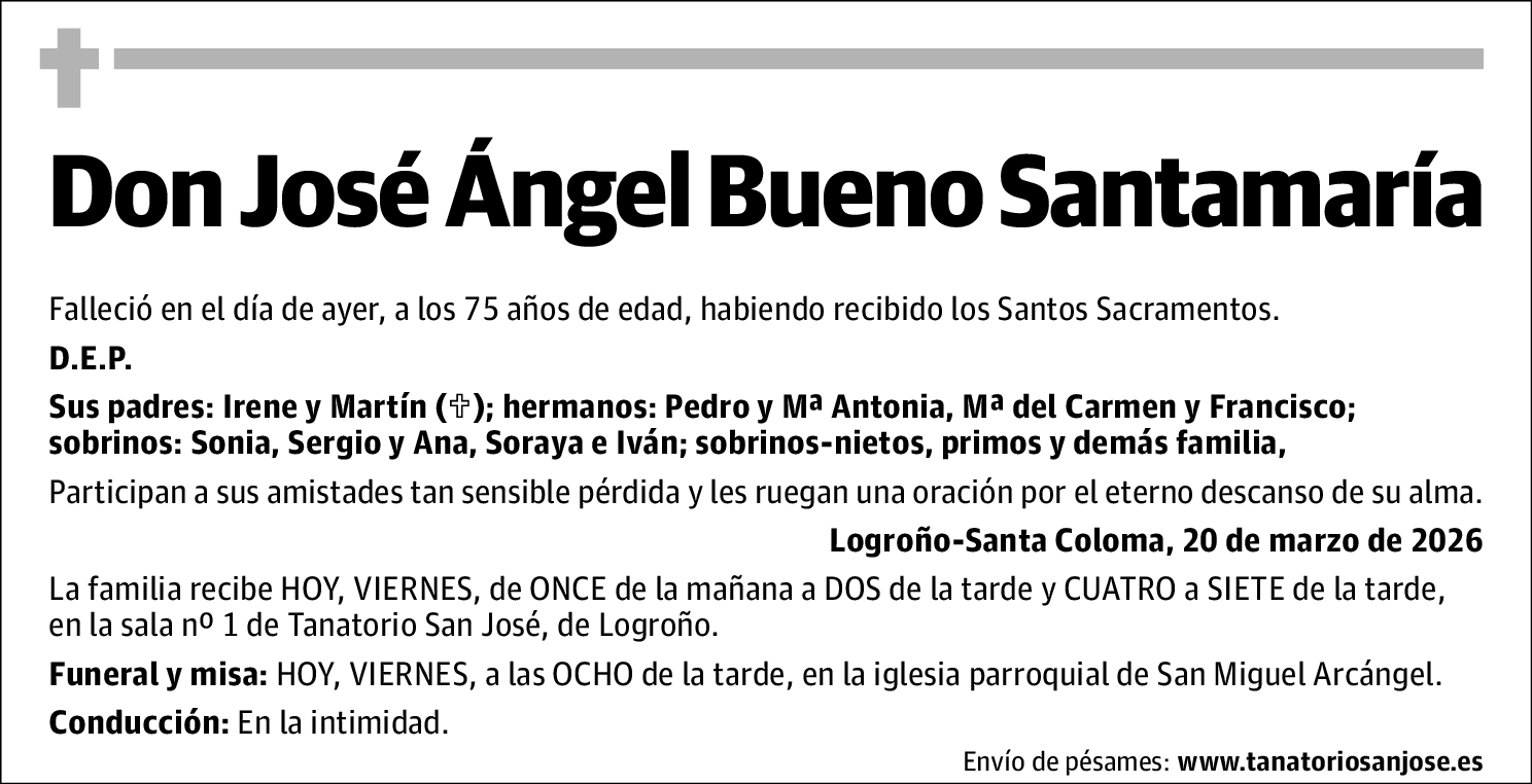 José Ángel Bueno Santamaría