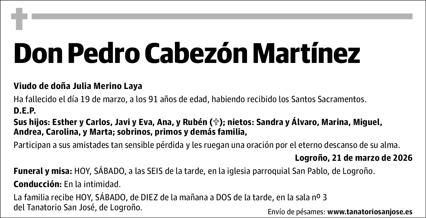 Pedro Cabezón Martínez