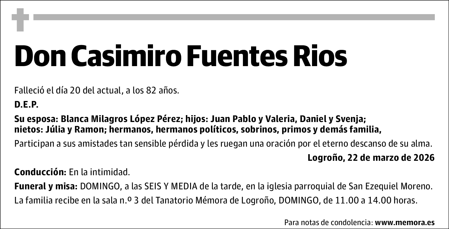 Casimiro Fuentes Rios