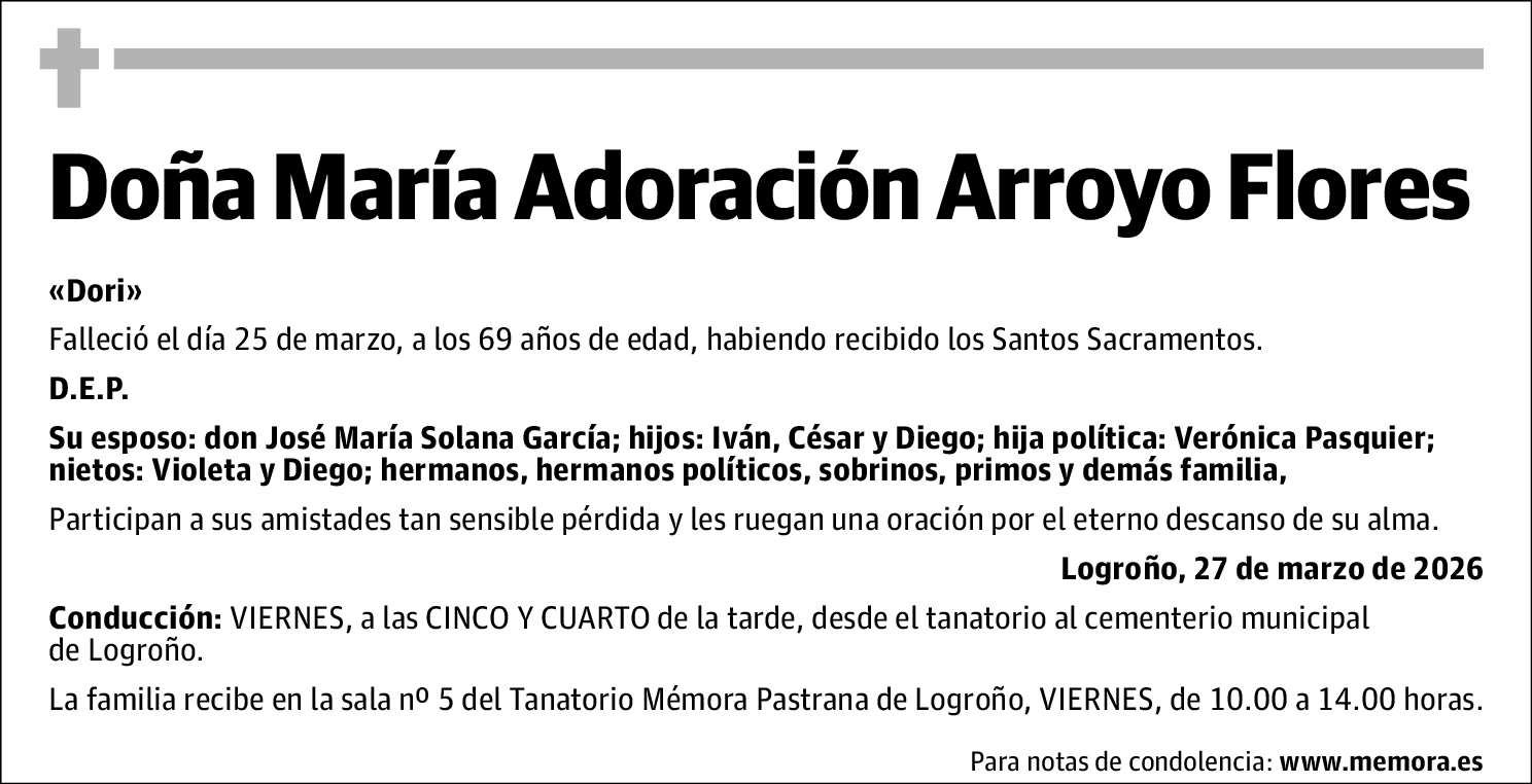 María Adoracion Arroyo Flores