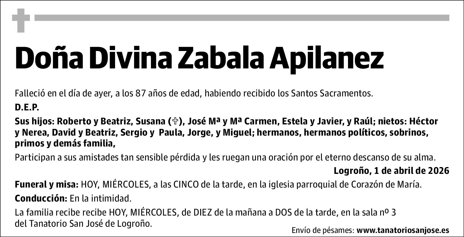 Divina Zabala Apilanez