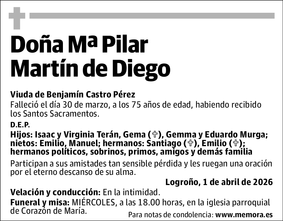 Mª Pilar Martín de Diego