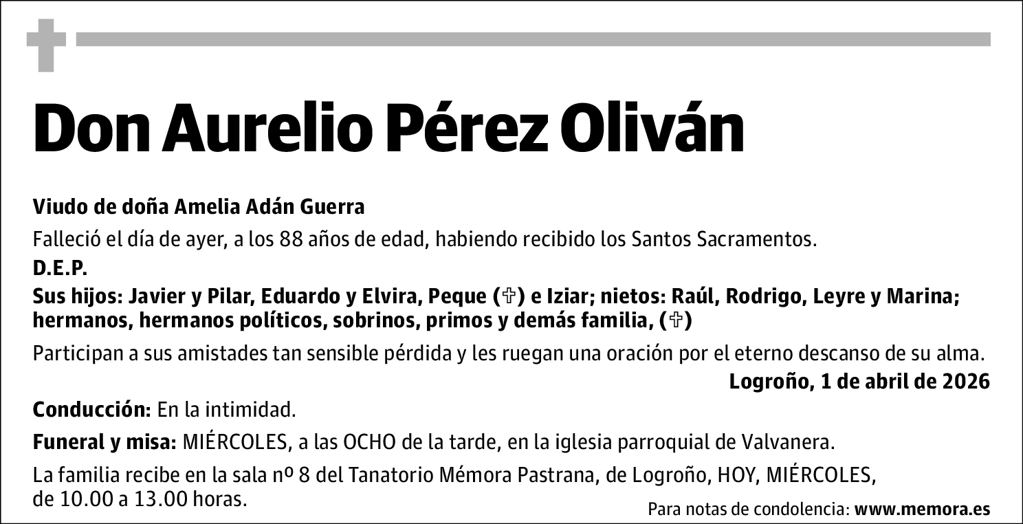 Aurelio Pérez Oliván