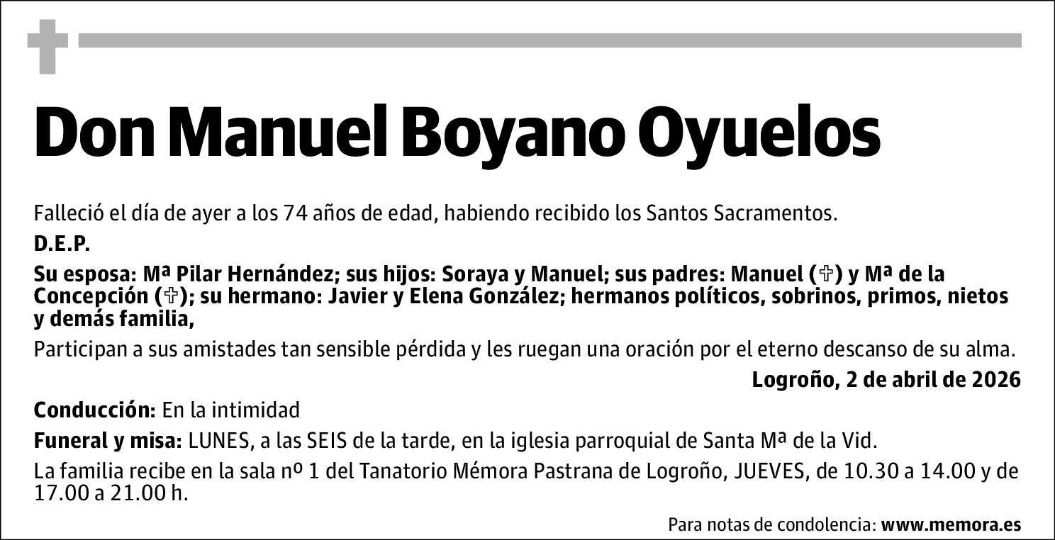 Manuel Boyano Oyuelos
