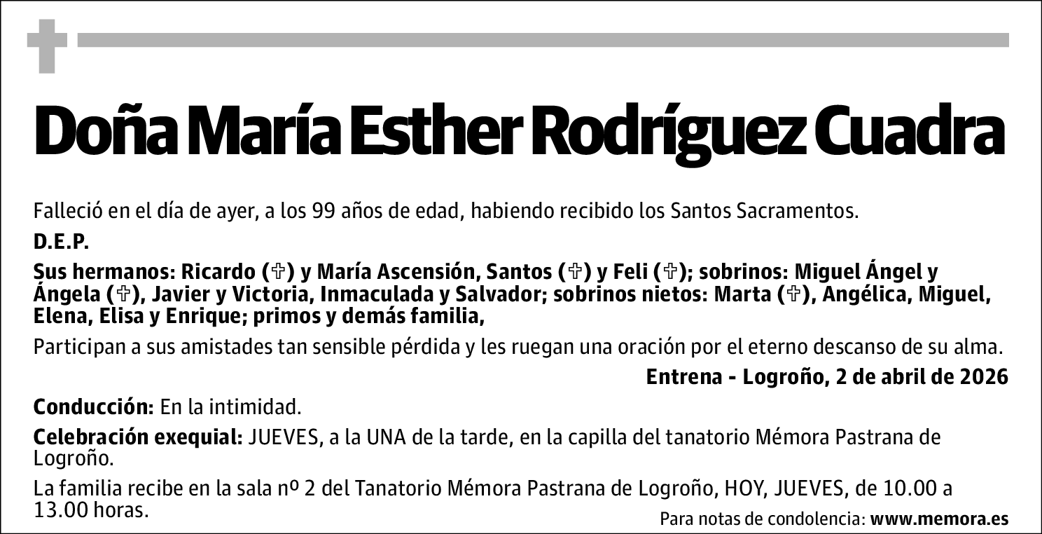 María Ester Rodríguez Cuadra