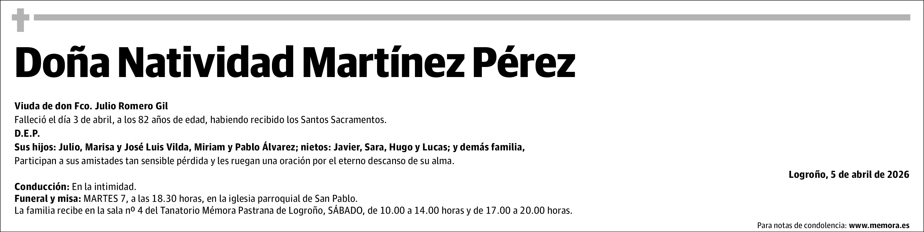 Natividad Martínez Pérez