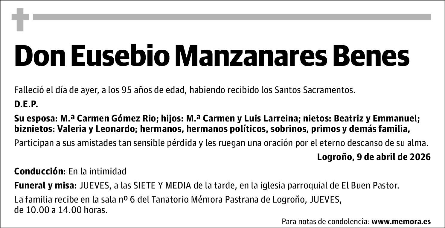 Eusebio Manzanares Benes