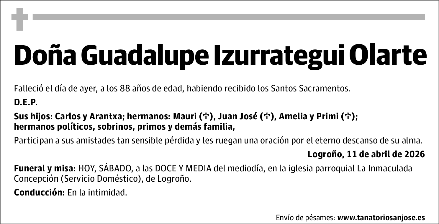 Guadalupe Izurrategui Olarte