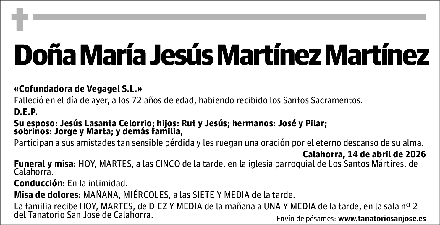 María Jesús Martínez Martínez