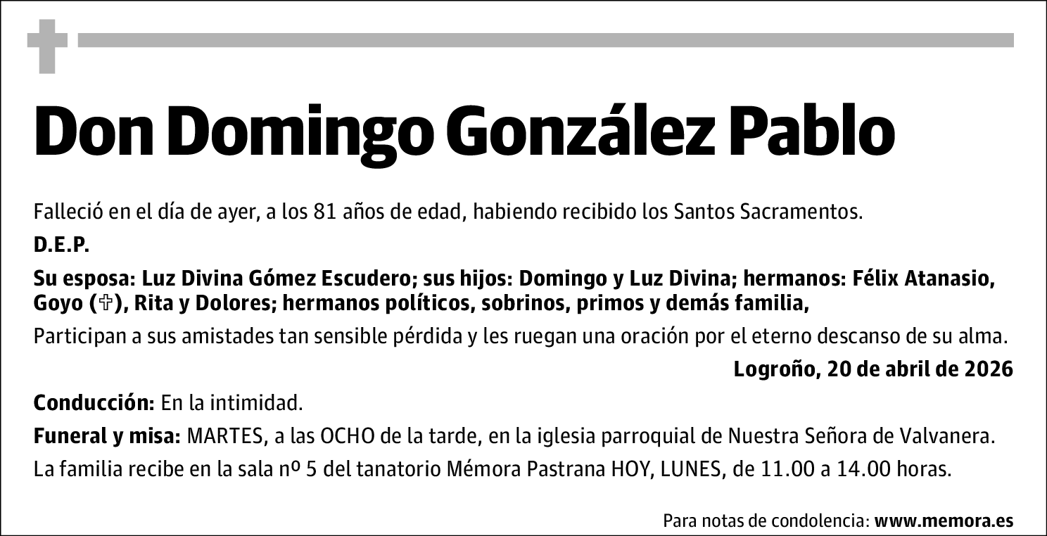 Domingo González Pablo