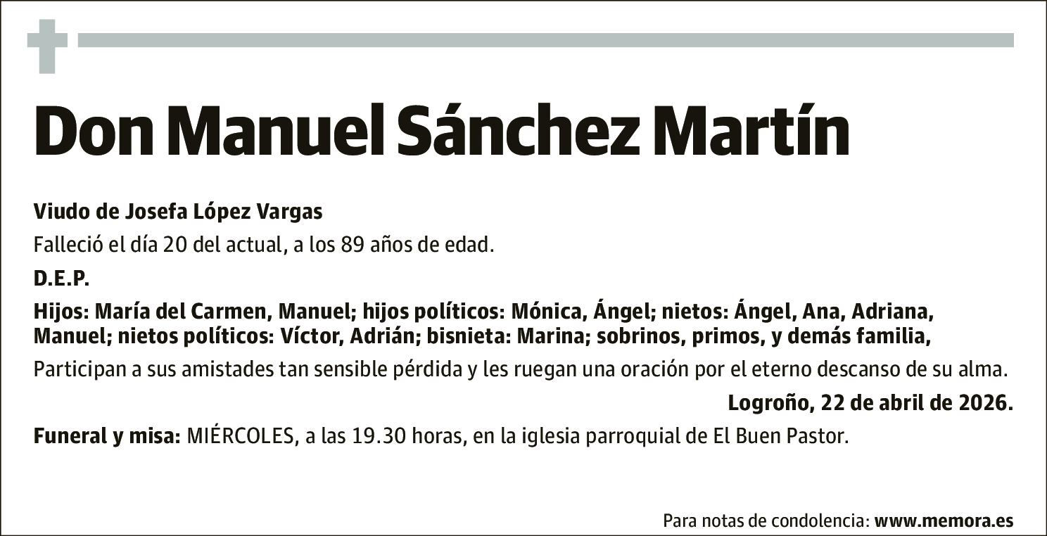 Manuel Sánchez Martín