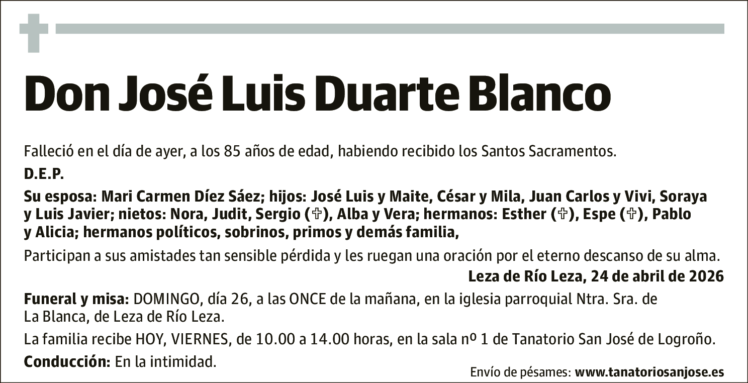 Jose Luis Duarte Blanco