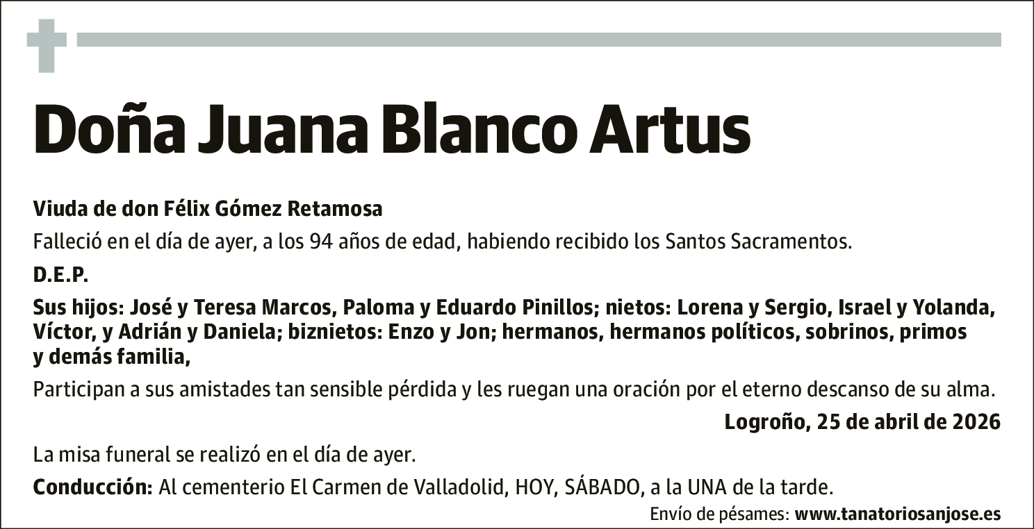 Juana Blanco Artus