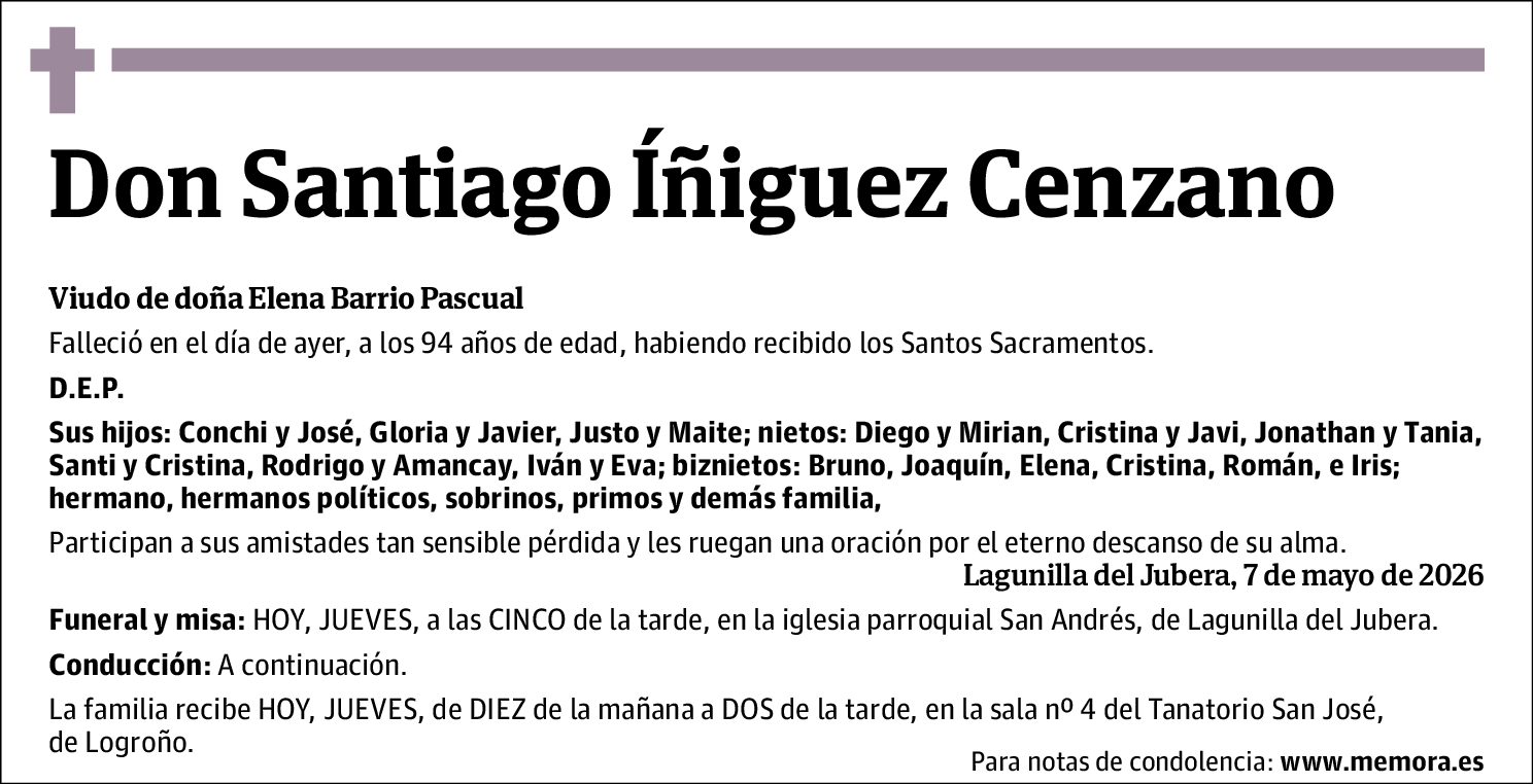 Santiago Íñiguez Cenzano