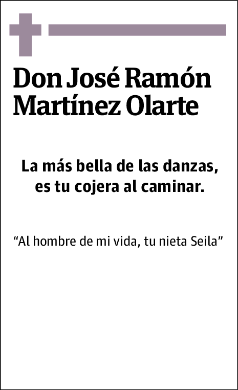 Jose Ramón - Nieta Martínez Olarte