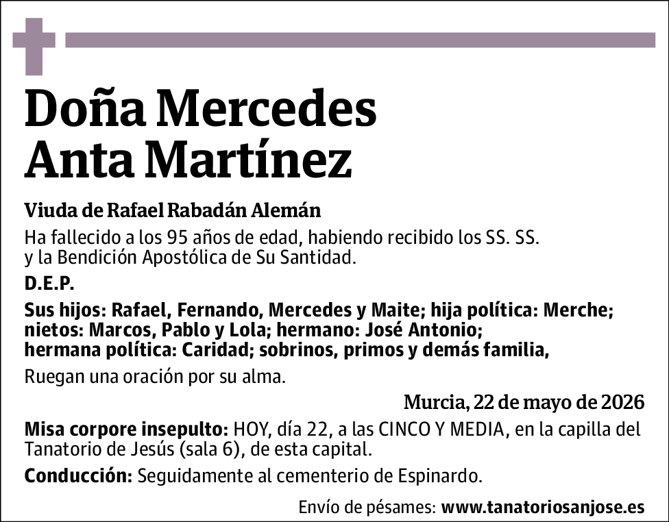 María Mercedes Anta Martínez