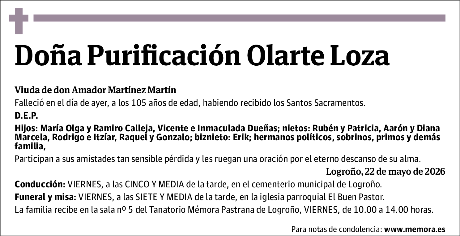 Purificación Olarte Loza