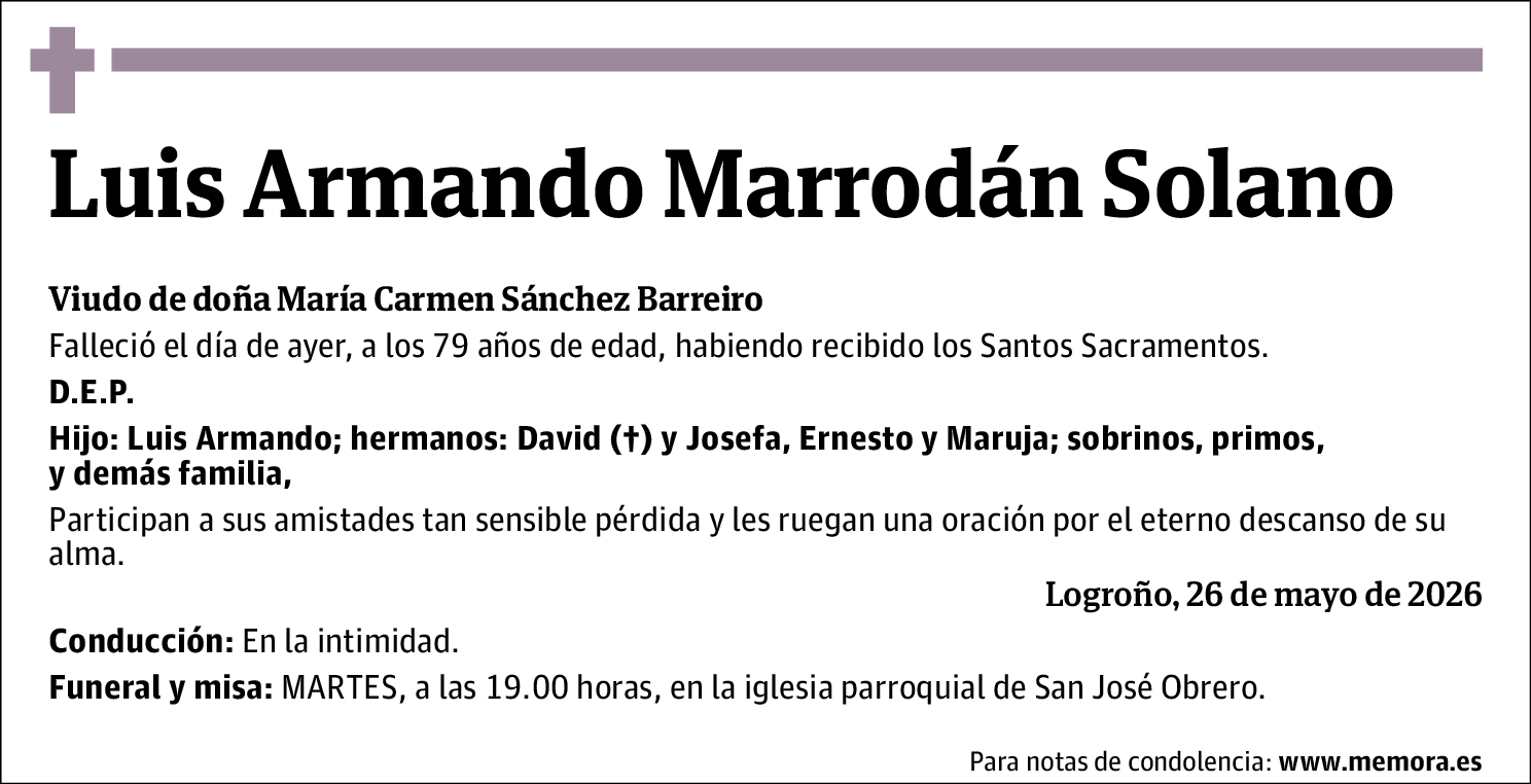 Luis Armando Marrodán Solano