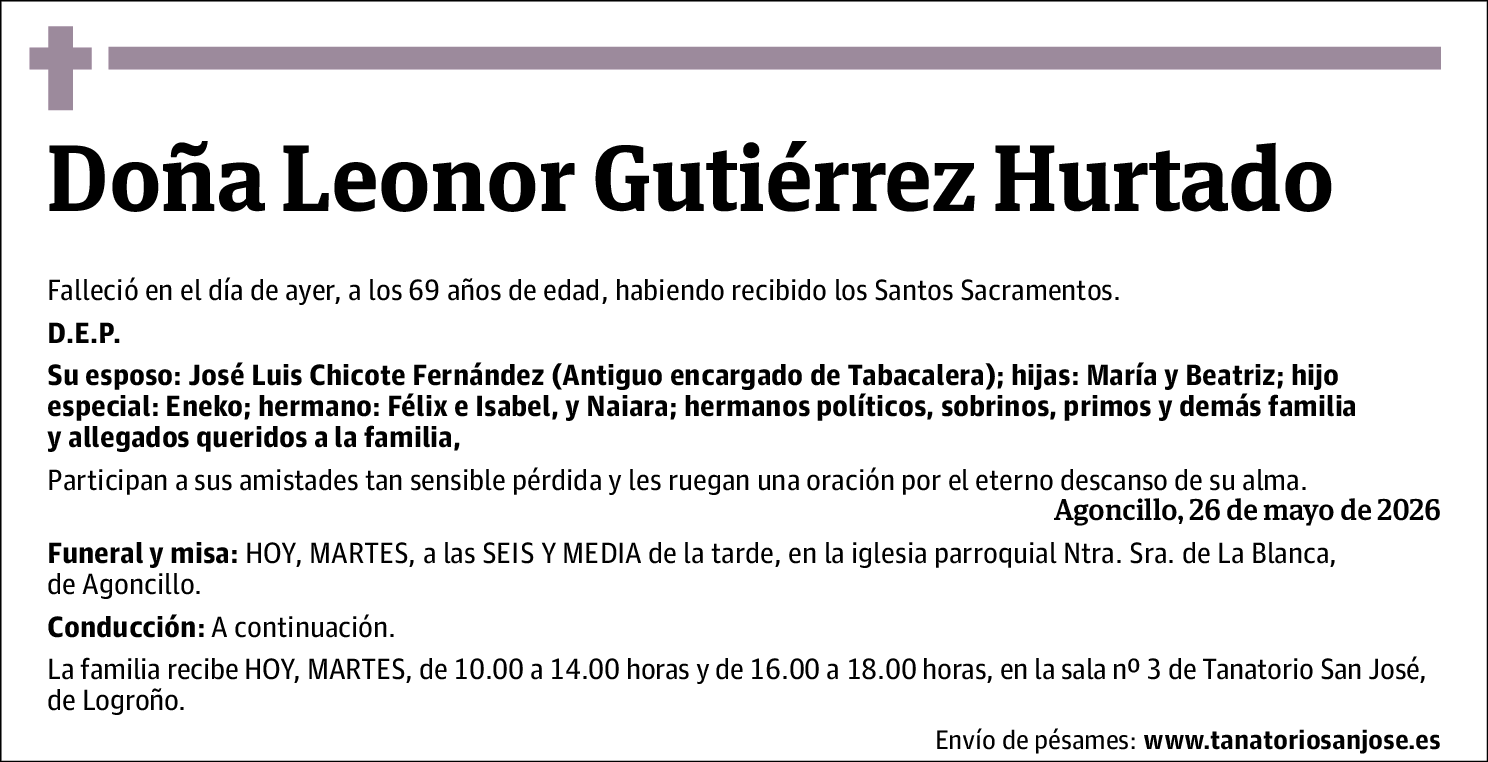 Leonor Gutiérrez Hurtado